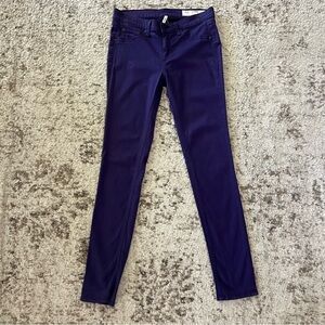 Rag & Bone Purple Legging Jeggings Skinny Jeans size 28